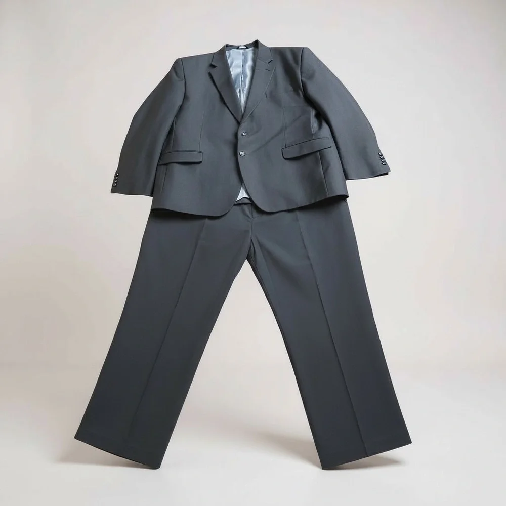 Men's Elegant Charcoal Suit